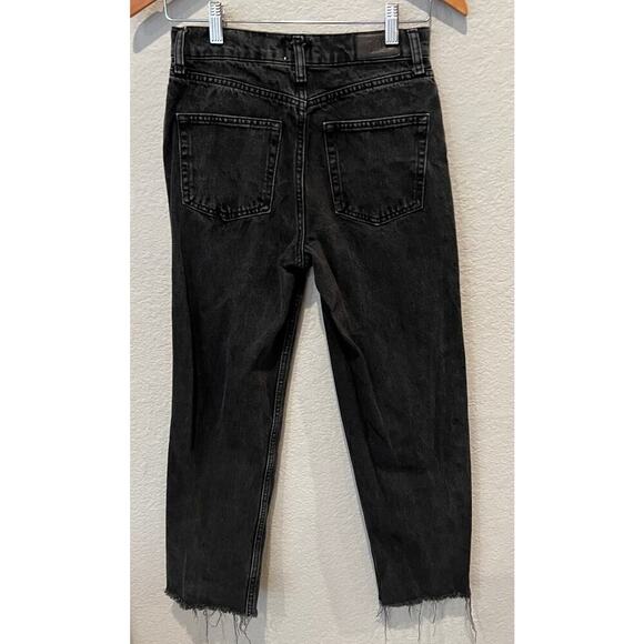 BDG Urban Outfitters Pax Tapered Womens Wash Black Jeans Size 26 - Picture 4 of 9